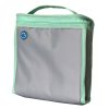 Coolpod Freezable Sandwich Bag in a gray and mint design, featuring built-in ice packs to keep food cool and fresh for hours.