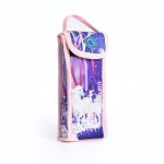 Coolpod freezable yoghurt squeeze pouch with a unicorn and enchanted forest design, ideal for keeping snacks cool and fresh.