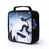 Coolpod freezable square lunch cooler bag featuring a skateboarder design, perfect for keeping meals fresh and cool while on the go.