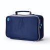 Coolpod freezable rectangular lunch cooler bag in navy blue, designed to keep your meals cool and fresh for hours.