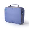 Coolpod Freezable Bento Cooler Bag Regular in light blue with a gray zipper and handle, featuring Coolpod branding on the front.