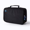 Coolpod Freezable Rectangular Lunch Cooler Bag in solid black with a sturdy handle, designed to keep food cool and fresh for extended periods.