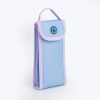 Freezable Yoghurt Squeeze Pouch - Chambray Blue/Pastel Lilac