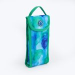 Freezable Yoghurt Squeeze Pouch - Abstract Watercolour/Mint