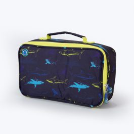 Freezable Bento Cooler Bag Large - Sharks/Yellow