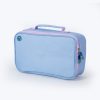 Freezable Bento Cooler Bag Large - Chambray Blue/Pastel Lilac