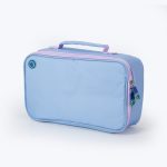 Freezable Bento Cooler Bag Large - Chambray Blue/Pastel Lilac