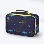 Freezable Rectangular Lunch Cooler Bag - Sharks/Yellow