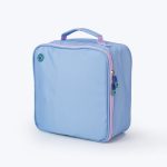 Freezable Square Lunch Bag Regular Chambray Blue/Pastel Lilac