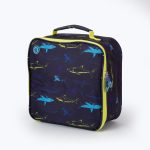 Freezable Square Lunch Bag Regular Sharks/Yellow