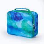 Freezable Bento Cooler Bag Regular - Abstract Watercolour/Mint